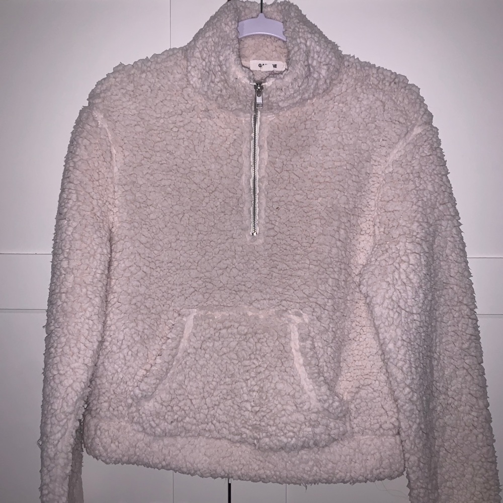 garage teddy cropped jacket